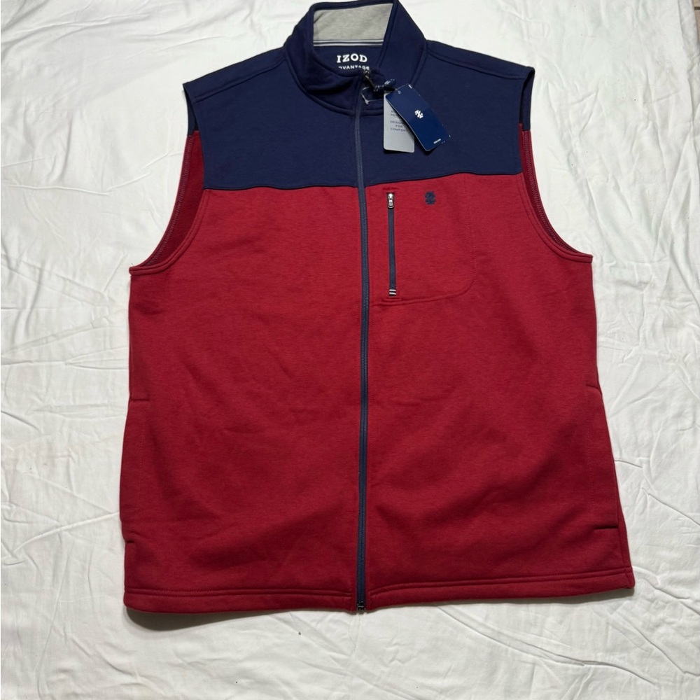 IZOD-Red and Blue Sporty Vests